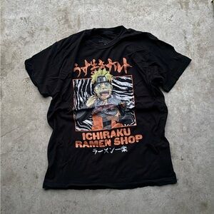 Black Naruto Ichiraku Ramen T-shirt